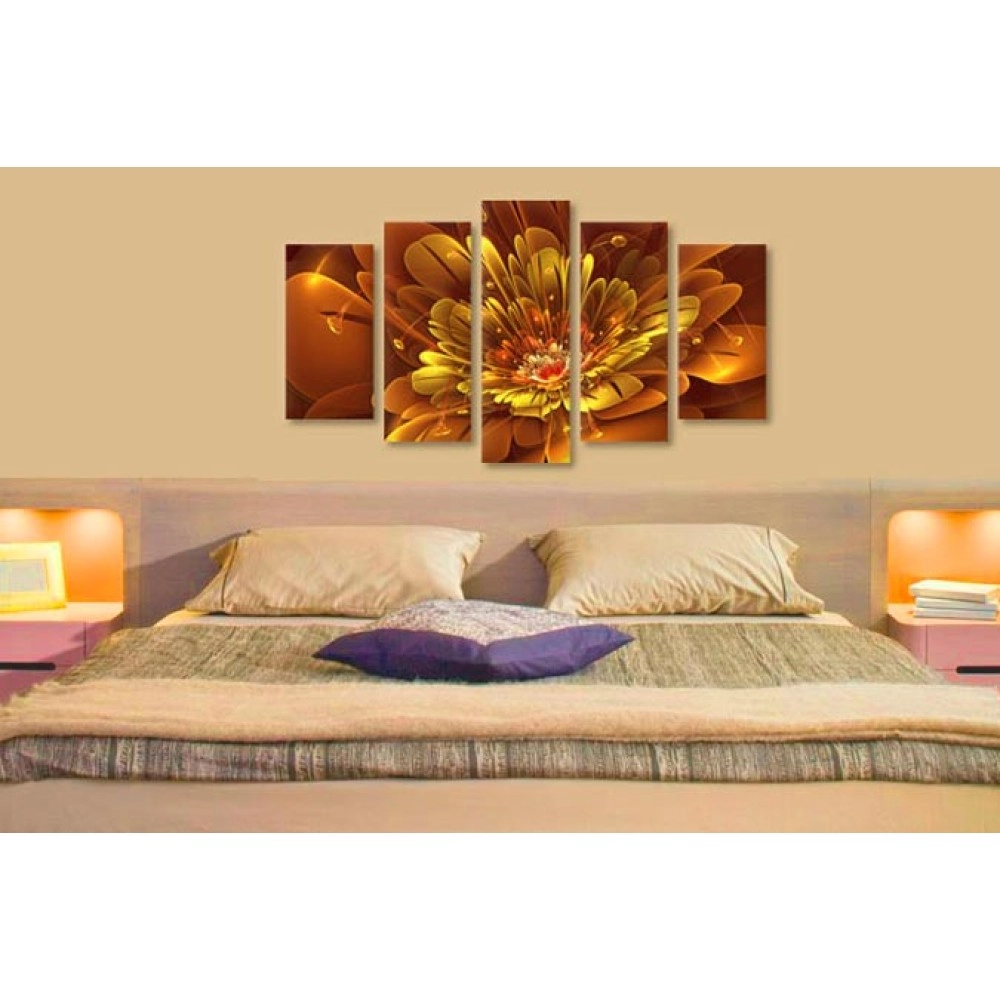 Tablouri canvas Fractal auriu 2068