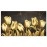 Tablou flori canvas lalele aurii