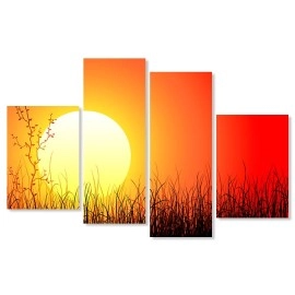 Tablouri canvas Peisaj apus 9193