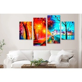 Tablouri canvas Plimbare in parc 4054