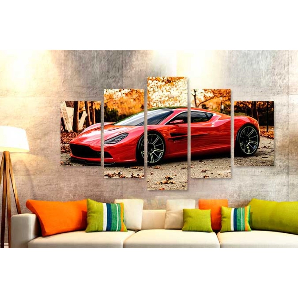 Tablouri 5 piese Aston Martin