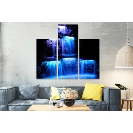 Tablouri canvas Cascada albastra 72361