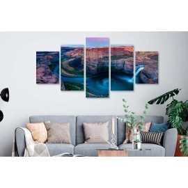 Tablouri peisaje frumoase cascada din canion