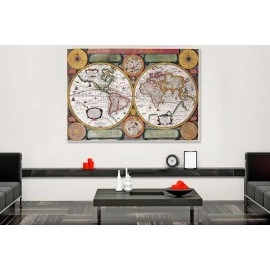 Tablouri canvas harta vintage 11234