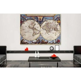 Tablouri canvas harta vintage 11236