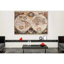 Tablouri canvas harta vintage 11240