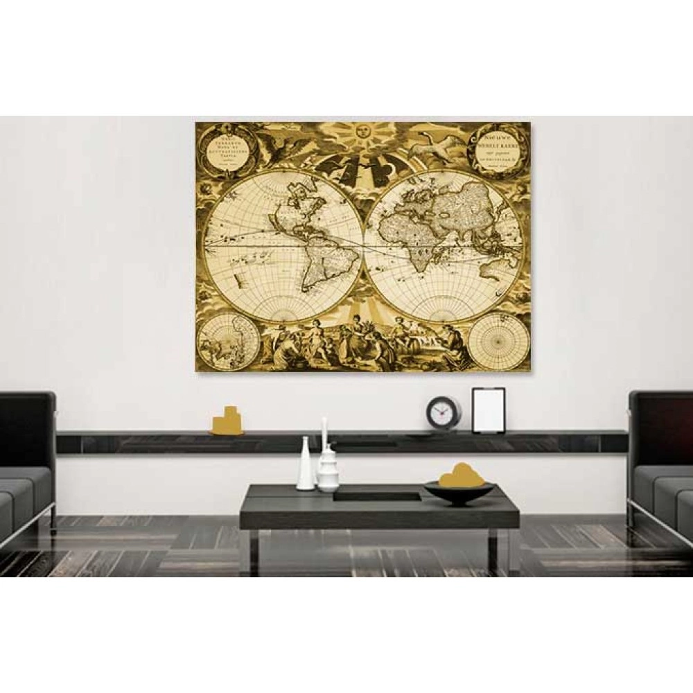 Tablouri canvas harta vintage 11243