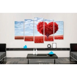 Tablouri canvas Inima copac 4247