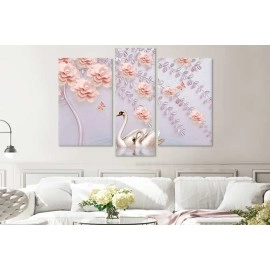 Tablouri canvas lebede 17314