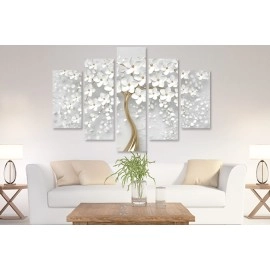 Tablouri moderne copac flori