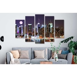 Tablouri canvas Manhattan 3999-indigo