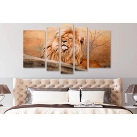 Tablouri canvas Lion 2174