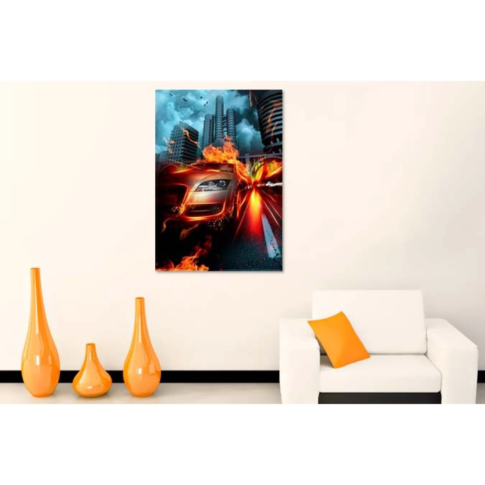 Tablouri canvas oras masina 7273