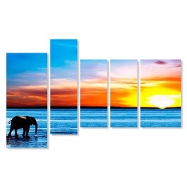 Tablouri canvas Elefant in apa 4734