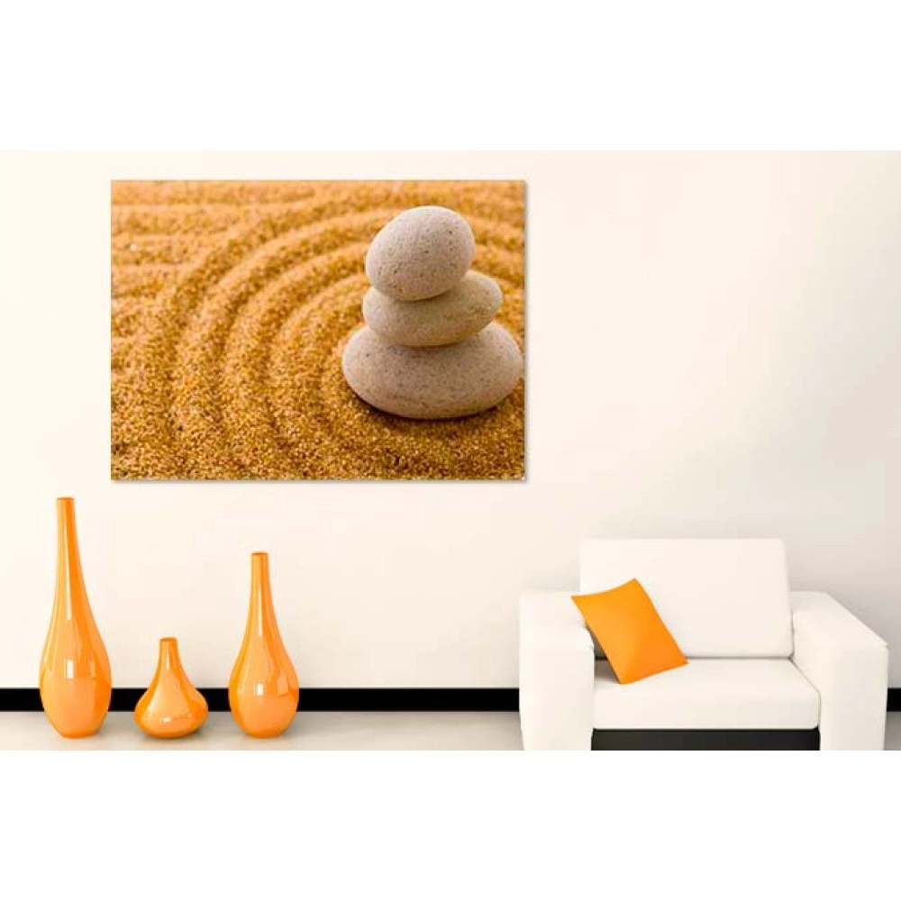 Tablouri canvas pietre pe nisip 1713