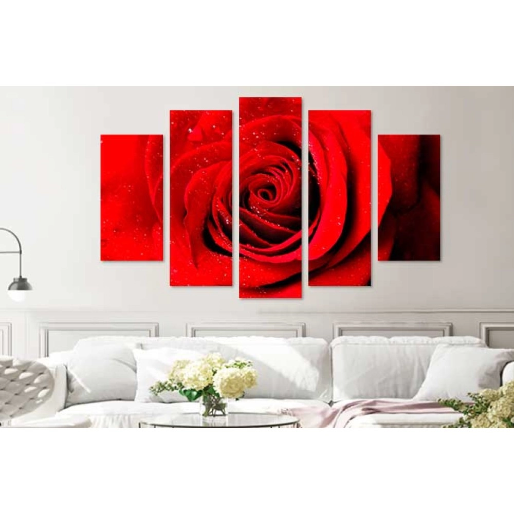Tablouri canvas decorative trandafir 9703