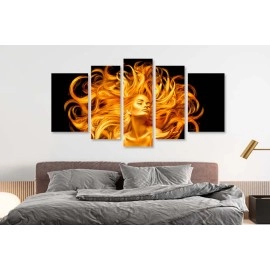 Tablouri moderne fashion auriu negru