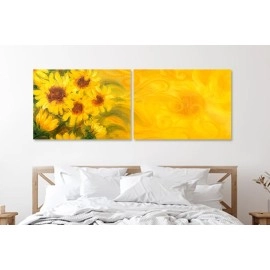 Tablouri living floarea soarelui