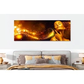 Tablou frumoasa cu stele aurii