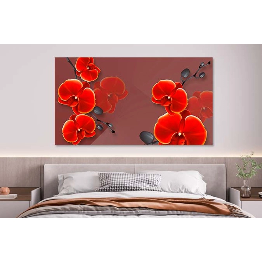 Tablou orhidee rosie relax