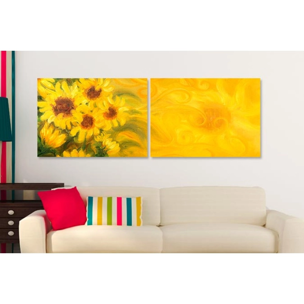 Tablouri living floarea soarelui