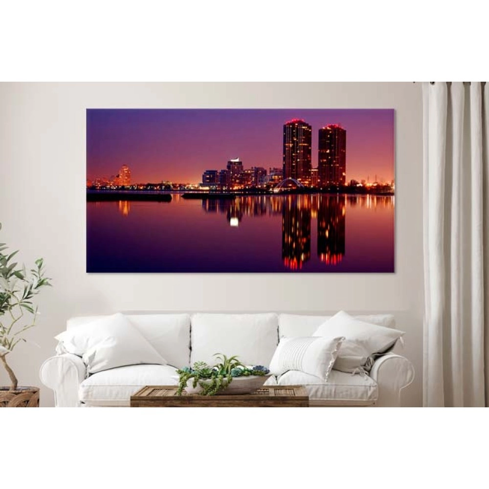 Tablouri canvas Toronto noaptea 85793