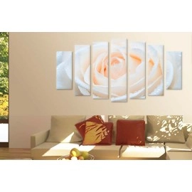 Tablouri canvas 7 piese trandafir