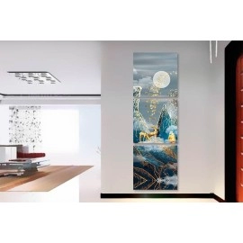 Tablouri cerb auriu si munti 17335