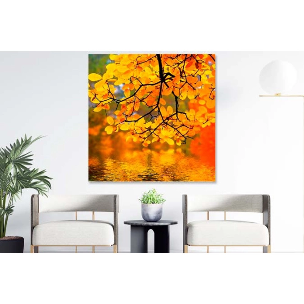 Tablou canvas toamna in padure Tablou canvas toamna in padure