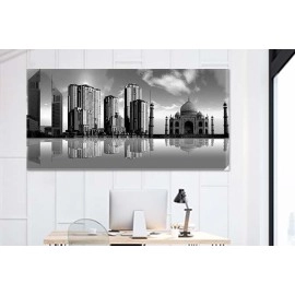 Tablouri canvas Cladiri alb-negru 5363