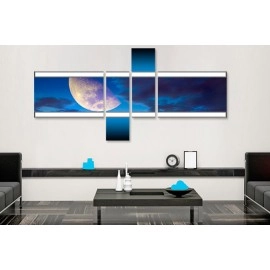 Tablouri canvas Luna pe cer senin 15183