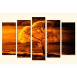 Tablouri canvas peisaj sepia 73527