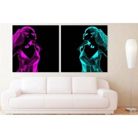 Tablouri canvas Siluete vector 484626