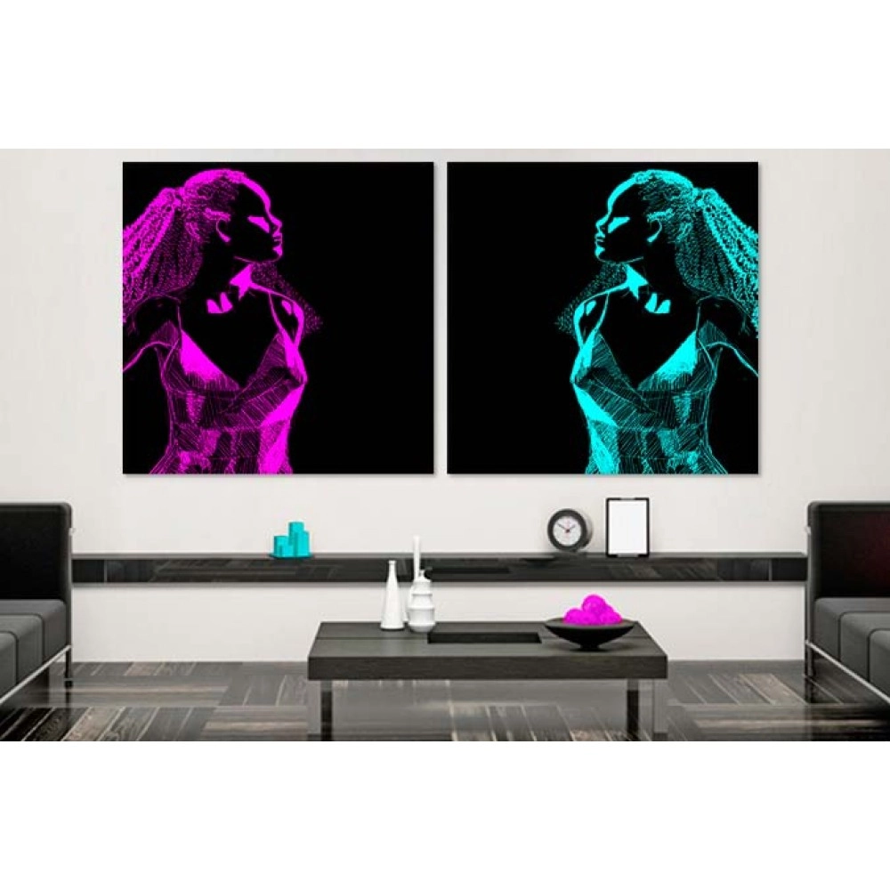 Tablouri canvas Siluete vector 484626