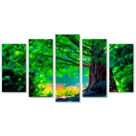 Tablouri canvas Vesnic verde 5623