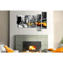 Tablouri canvas NY Taxi galben 1748